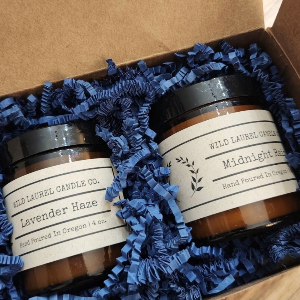 One MIDNIGHTS Taylor Swift Inspired Candle Gift Box - Set of Two 4oz Candles